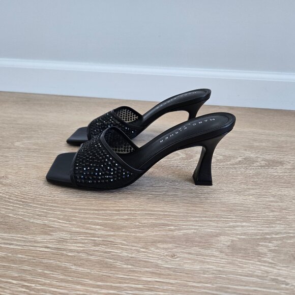 Marc Fisher LTD Women's Delaney Heeled Sandal Open Toe Black New In Box Size 7.5 - Picture 11 of 17